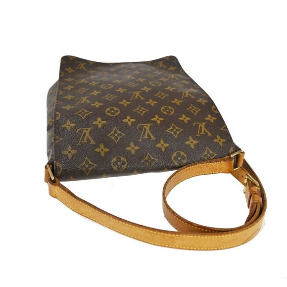 LOUIS VUITTON Musette Shoulder Bag Monogram Leather Brown France M51256 83SH259 - Picture 4 of 15